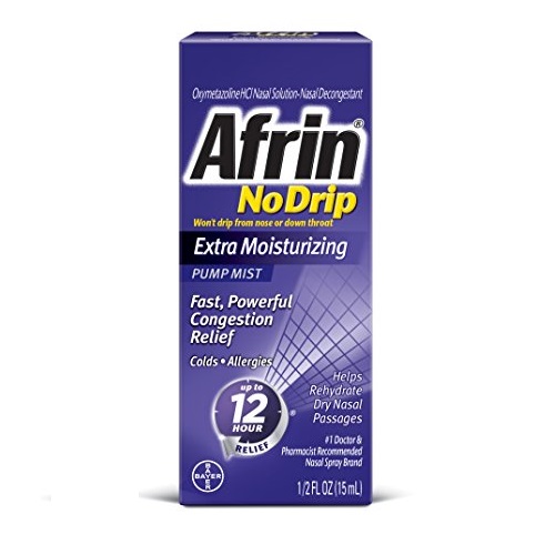 Afrin No Drip Extra Moisturizing Pump Mist 15 ml, Only $5.99