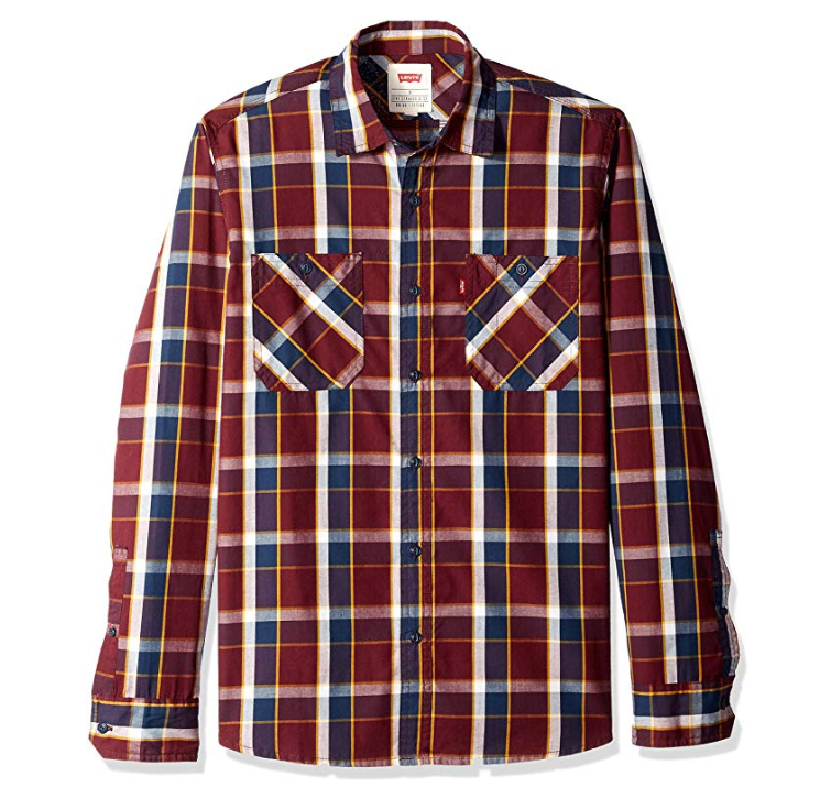 Levi's李維斯Portofino男士襯衫，現僅售$17.65