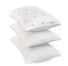 macys.com 现有 Lauren Ralph Lauren Logo 款枕头 多尺寸 不同硬度可选，现价$7.99 起