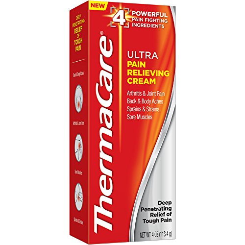 ThermaCare Ultra Pain Relieving Cream (4 Ounce), Quick Absorbing Formula, Fast Pain Relief, Arthritis & Joint Pain, Back & Body Aches, Sprains & Strains, Sore, Only $6.00