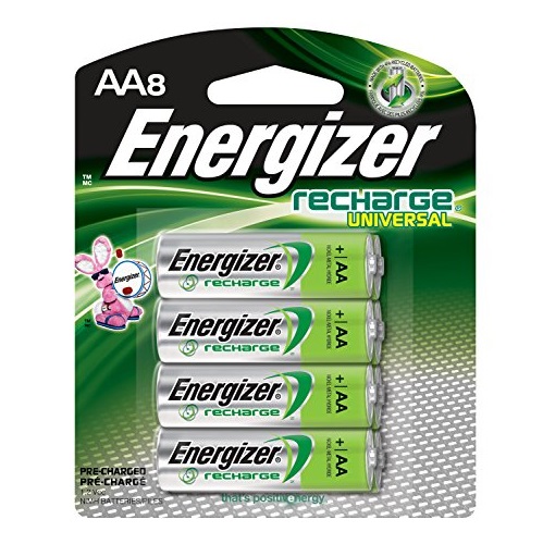 Energizer Rechargeable AA Batteries, NiMH, 2000 mAh, Pre-Charged, 8 count (Recharge Universal), Only $12.23, free shipping after clipping coupon and using SS