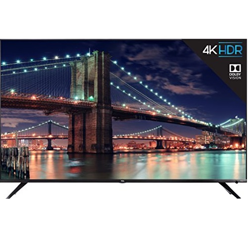 史低价！TCL 55R617 55英寸 4K超清 Roku智能LED电视机，原价$799.99，点击coupon后仅售$476.69，免运费。