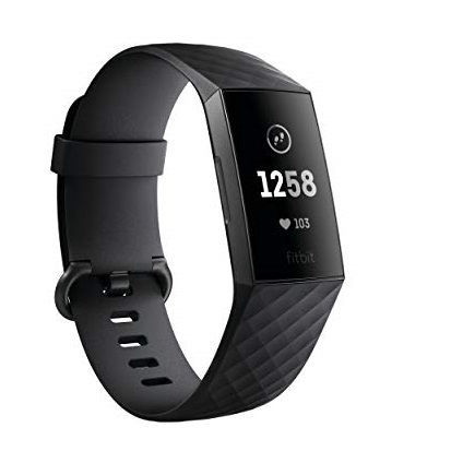 Fitbit Charge 3 Fitness Activity Tracker, Graphite/Black, One Size (S & L Bands Included), Only $99.95 , free shipping