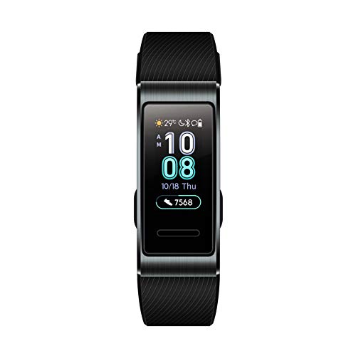 Huawei Band 3 Pro All-in-One Fitness Activity Tracker, 5ATM Water Resistance Swim, 24/7 Heart Rate Monitor, Built-in GPS, Multi-Sports Mode, Sleep Tracking, Black, One Size, Only $54.99, free shipping