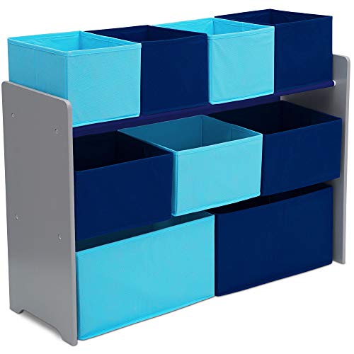 Delta Children Deluxe Multi-Bin Toy Organizer with Storage Bins , Grey/Blue, Only $27.00