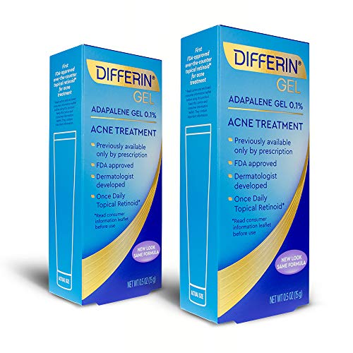 Differin Adapalene Gel 0.1% Acne Treatment, 15 gram, 60-day supply (Pack of 2), Only $19.68, free shipping after using SS