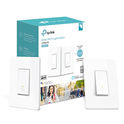 Kasa Smart Wi-Fi Light Switch, 3-Way Kit by TP-Link - Control Lighting from Anywhere, Easy In-Wall Installation (3-Way Only), No Hub Required, Works with Alexa and Google Assistant (HS210 KIT) $26.99