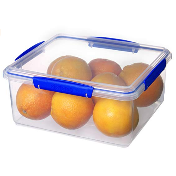 Sistema 1850 Klip It Collection Rectangle Food Storage Container, 169 Ounce/21 Cup $7.99