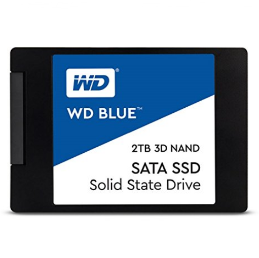 WD Blue 3D NAND 2TB PC SSD - SATA III 6 Gb/s, 2.5