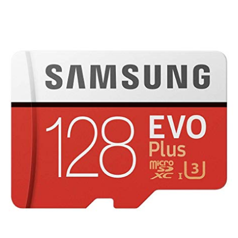 Samsung EVO Plus 128GB microSDXC UHS-I U3 存儲卡，原價$99.99，現僅售$19.24