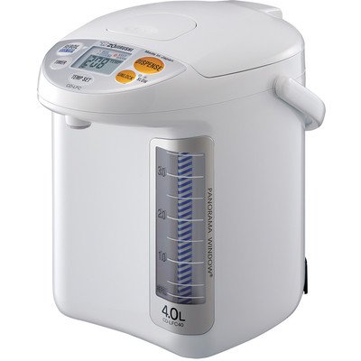 Zojirushi CD-LFC40 Panorama Window Micom Water Boiler and Warmer, 135 oz/4.0 L, White, Only $133.75, free shipping