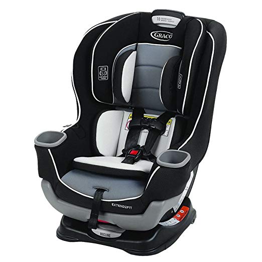 Graco Extend2Fit Convertible Car Seat | Ride Rear Facing Longer with Extend2Fit, Gotham, only$119.99, free shipping