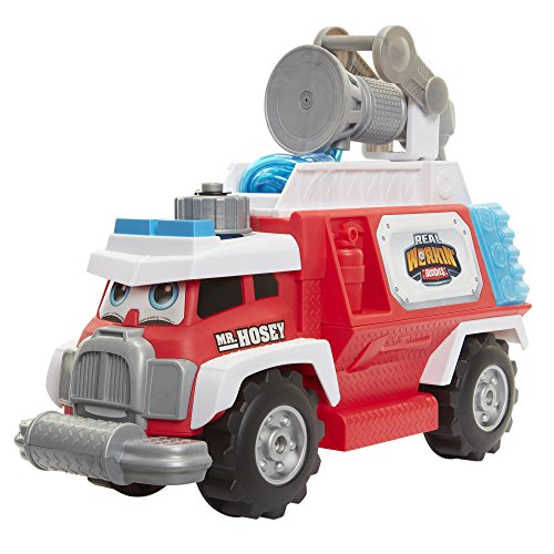 Real Workin' Buddies Mr. Hosey The Super Spray Fire Truck Vehicle Toy, Only $7.48, You Save $22.51(75%)