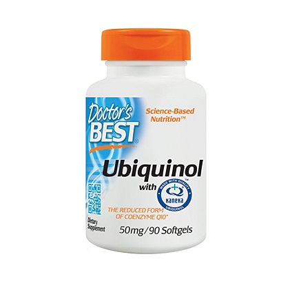 Doctor's Best Ubiquinol with Kaneka QH, Non-GMO, Gluten Free, Soy Free, Heart Health, 50 mg, 90 Softgels, Only $11.14