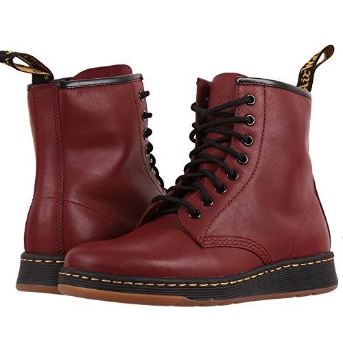 Dr. Martens Men's Newton Boot, Cherry Red, 10 UK/11 M US, Only $37.50,free shipping