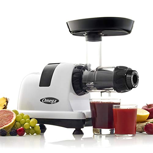 Omega Juicer J8006HDS Quiet Dual-Stage Slow Speed Masticating 80 Revolutions per Minute with High Juice Output, 200-Watt, Silver, List Price is $369.95, Now Only $187.01