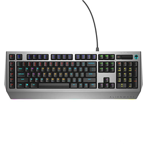 Dell Alienware Pro Gaming Mechanical Keyboard AW768 - AlienFX 16.8M RGB 13 zone-based Lighting - 15 programmable macro key functions $76.99，free shipping