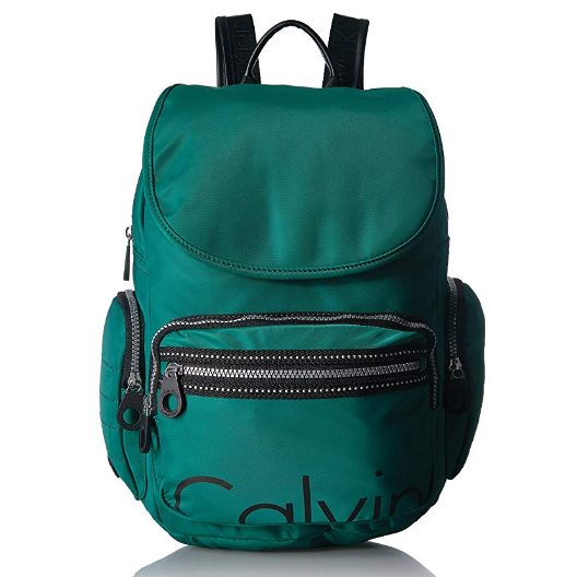 Calvin Klein 水鴨綠雙肩包，原價$108.00，現僅售$64.85，免運費