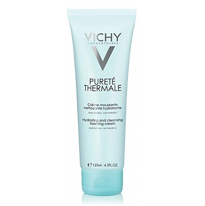 Vichy Pureté Thermale Hydrating Foaming Cream Cleanser, 4.2 Fl. Oz.. , only $15.65