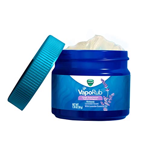 Vicks VapoRub Lavender Scented Chest Rub Ointment for Relief from Cough, Cold, Aches, and Pains, with Original Medicated Vicks Vapors, 1.76 oz, Only $5.99