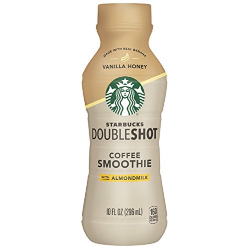 Starbucks Doubleshot Coffee Smoothie, Vanilla Honey with Almond Milk, 10 Ounce, 8 Bottles, Only $17.60, free shipping after clipping coupon and using SS
