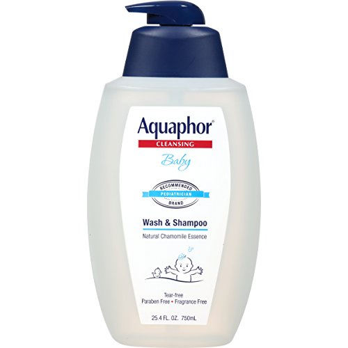 Aquaphor Baby Wash and Shampoo - Mild, Tear-free 2-in-1 Solution for Baby’s Sensitive Skin - 25.4 fl. oz. Pump, Only $9.19