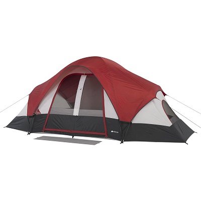 Ozark Trail 8-Person 16 ft. x 8 ft. Family Tent with Built-in Mud Mat, only $49.95, free shipping