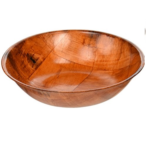 Winco WWB-8 Wooden Woven Salad Bowl, 8-Inch, Only $1.05