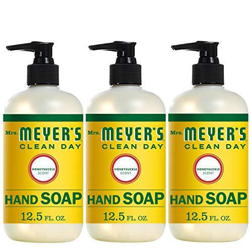 Mrs. Meyer’s Clean Day Liquid Hand Soap, Honeysuckle Scent, 12.5 fl oz (3 ct), Only$11.51