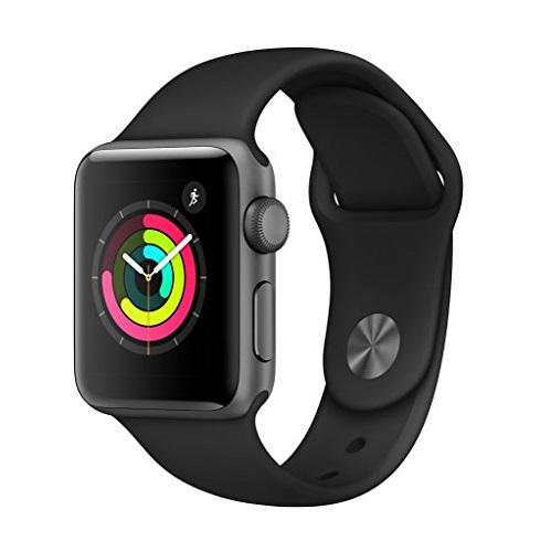 Apple Watch Series 3 (GPS, 38mm) - Space Gray Aluminium Case with Black Sport Band, Only $169.00, free shipping