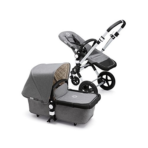 Bugaboo Cameleon3 Classic Complete Stroller, Grey Mélange - Versatile, Foldable Mid-Size Stroller with Adjustable Handlebar, Reversible Seat and Car Seat Compatibility, Only $699.00, free shipping