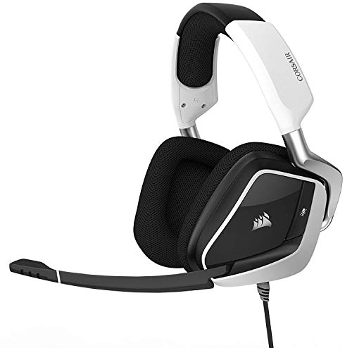 CORSAIR Void PRO RGB USB Gaming Headset - Dolby 7.1 Surround Sound Headphones for PC - Discord Certified - 50mm Drivers - White, Only $49.99, free shipping
