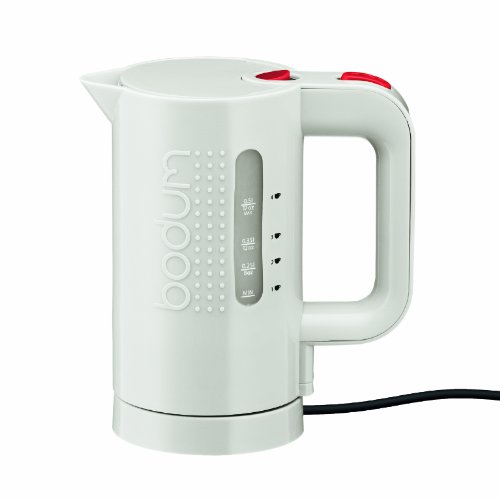 Bodum Bistro Electric Water Kettle, 17 Ounce, .5 Liter, White, Only $12.42