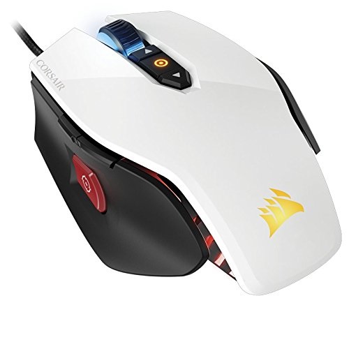 CORSAIR M65 Pro RGB - FPS Gaming Mouse - 12,000 DPI Optical Sensor - Adjustable DPI Sniper Button - Tunable Weights -  White, Only $29.99, You Save $30.00(50%)
