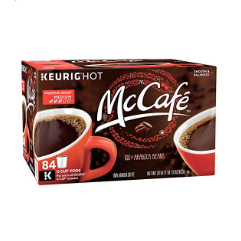 MCCAFE 優質中度烘焙膠囊咖啡 84個裝，現僅售$25.76，免運費