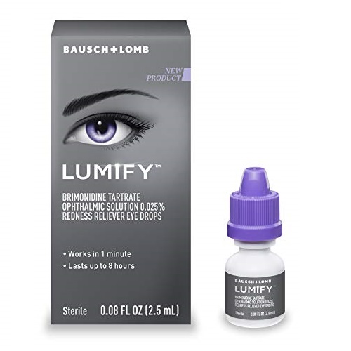 Bausch + LombLUMIFY Redness Reliever Eye Drops 0.08 Fl Oz (2.5mL), Only $9.75, free shipping