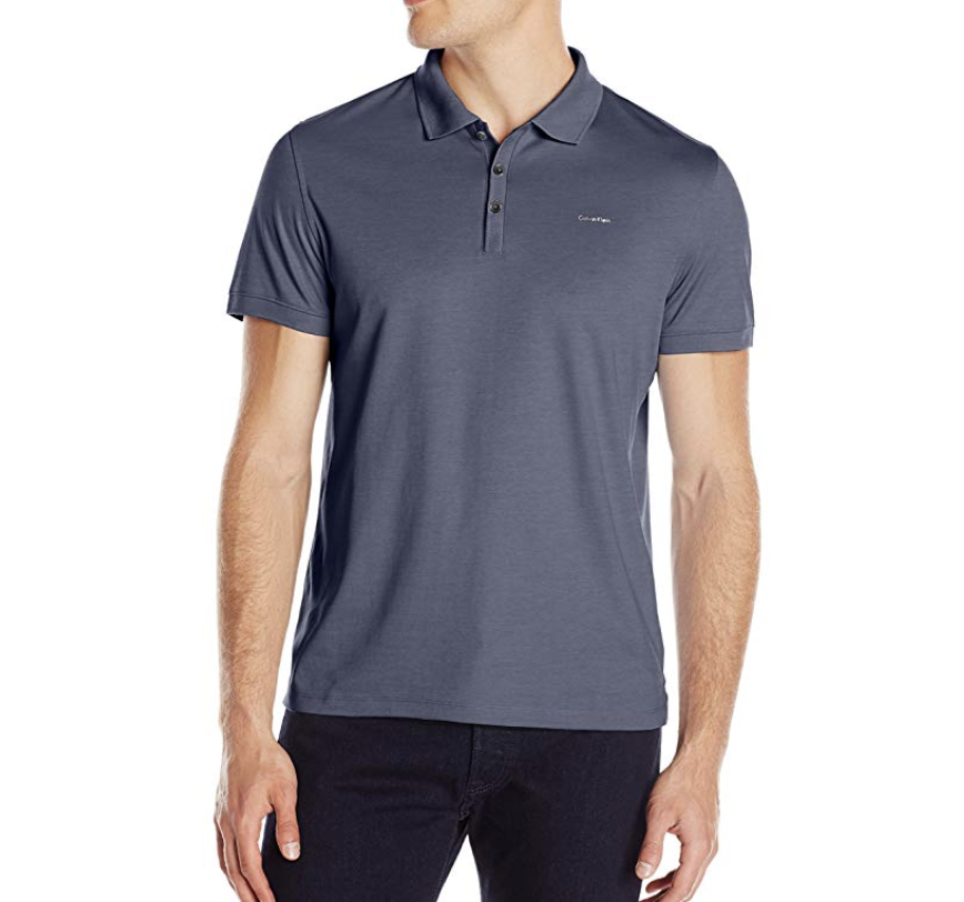 Calvin Klein Men's Liquid Touch Polo Solid only $16.24