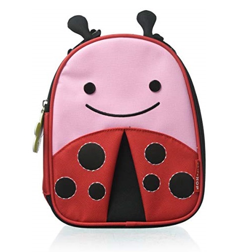 Skip Hop Zoo Kids Insulated Lunch Box, Livie Ladybug, Red, Only $7.53