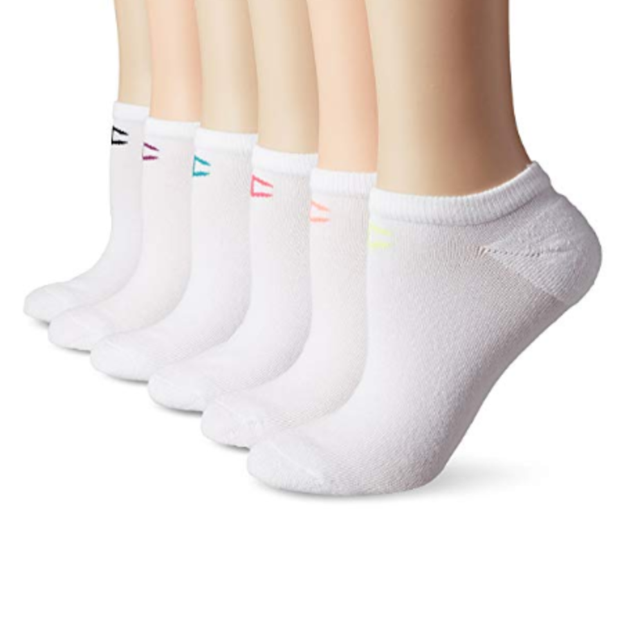 Champion Women's Double Dry 6-Pack Performance No Show Liner Socks, Only $12.92, You Save $6.08 (32%)