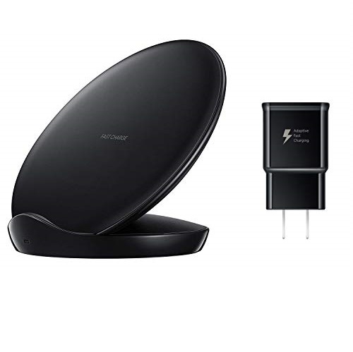 Samsung Qi Certified Fast Charge Wireless Charger Stand (2018 Edition) - US Version - Black - EP-N5100TBEGUS, Only $39.99, free shipping
