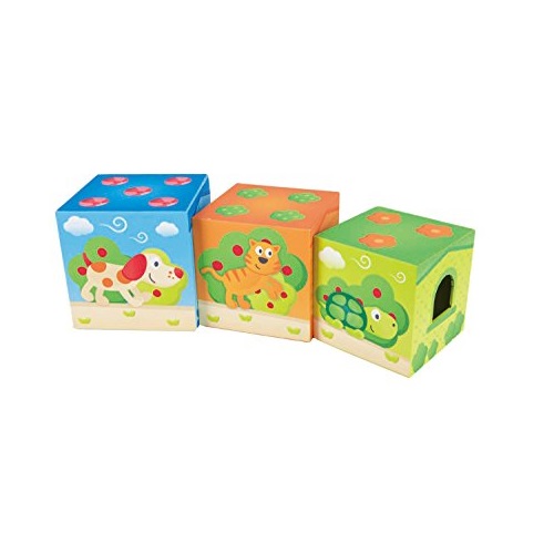 Hape Deluxe 9-Piece Playful Friends Nesting and Stacking Toy Blocks, Only $6.14