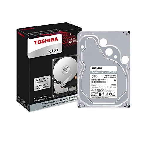 Toshiba X300 5TB Performance Desktop and Gaming Hard Drive 7200 RPM 128MB Cache SATA 6.0Gb/s 3.5 Inch Internal Hard Drive (HDWE150XZSTA), Only $99.99, free shipping