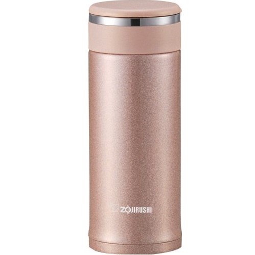 Zojirushi SM-JTE34PX Stainless Steel Travel Mug with Tea Leaf Filter, 11-Ounce/0.34-Liter, Pink Champagne, Only$18.99