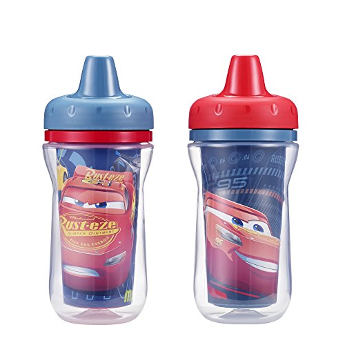The First Years 2 Pack 9 Ounce Insulated Sippy Cup, Cars/Pattern May Vary (Color and design may vary), Only $5.79