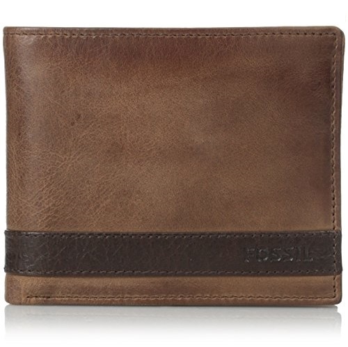 Fossil Men's Leather Passcase Wallet, Only $15.61
