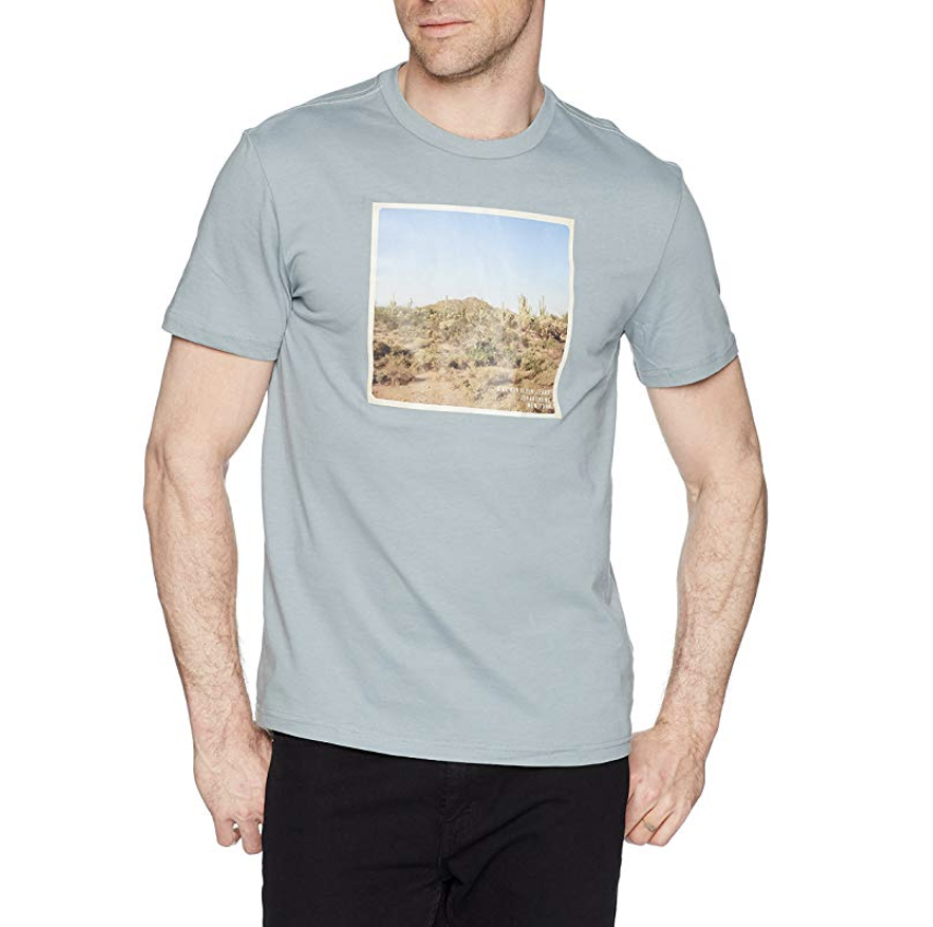 Calvin Klein Road Graphic 男T恤，现仅售$10.87