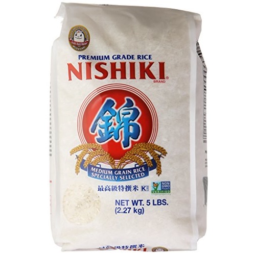 Nishiki Medium Grain Rice, 5 Pound, Only $6.39