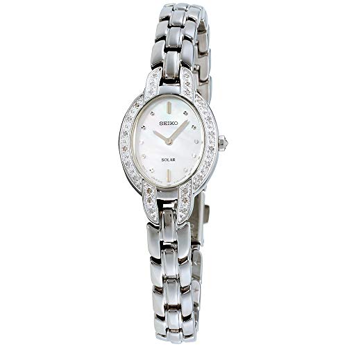 SEIKO 精工 Tressia SUP323 女士太陽能腕錶，原價$475.00，現僅售$78.79，免運費