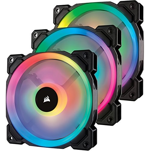 Corsair LL Series LL120 RGB 120mm Dual Light Loop RGB LED PWM Fan 3 Fan Pack with Lighting Node Pro, Only $77.00, free shipping