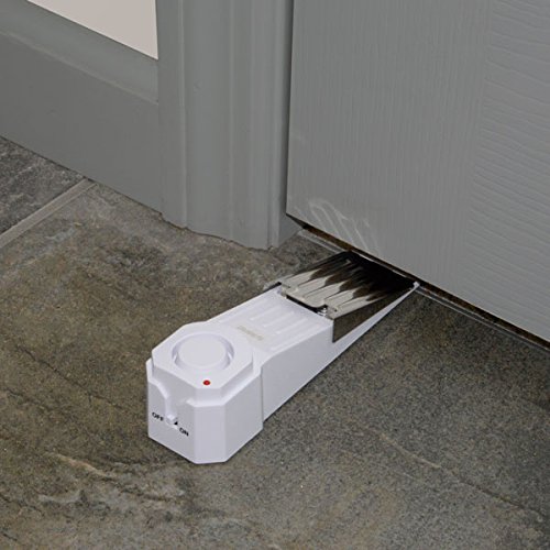 SABRE Wedge Door Stop Security Alarm with 120 dB Siren - Great for Home, Travel, Apartment or Dorm, Only $8.99